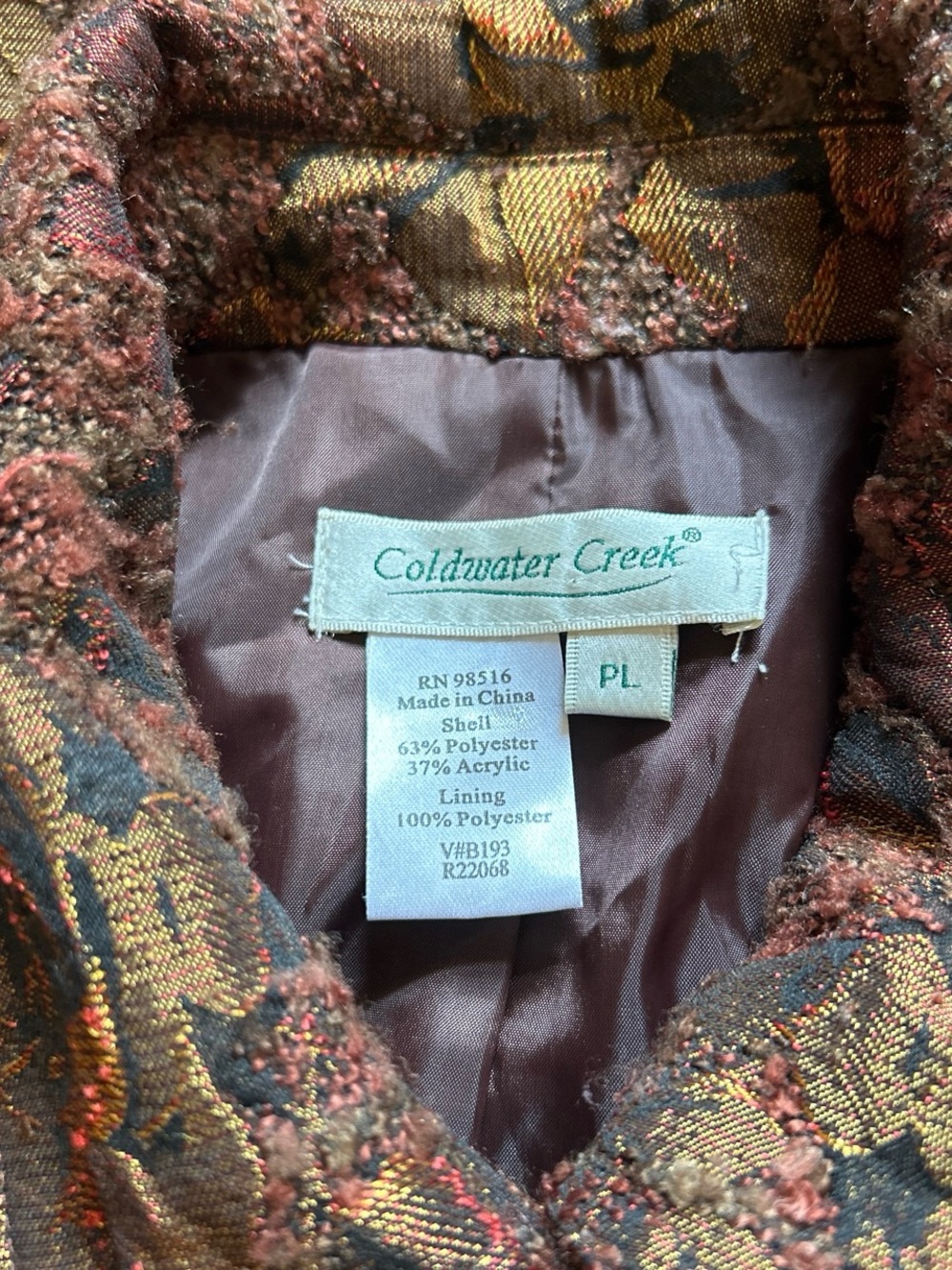 Fall Colored Button Up Jacket - Picture 7 of 7